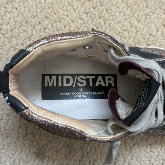 Golden Goose Glitter and Suede Sneakers - Picture 5 of 5